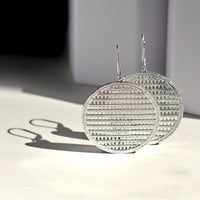 sophisticated lightweight unique statement silver earrings