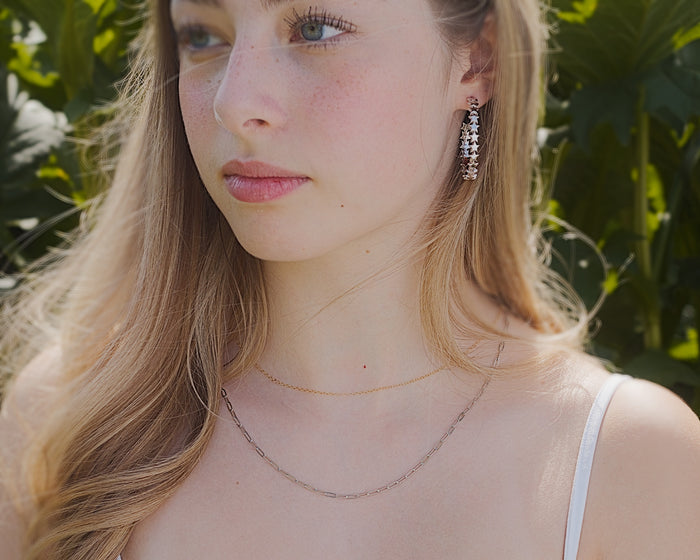 Robbie paperclip necklace