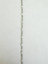 Jamie white enamel chain