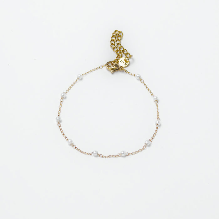 Sofia pearl anklet