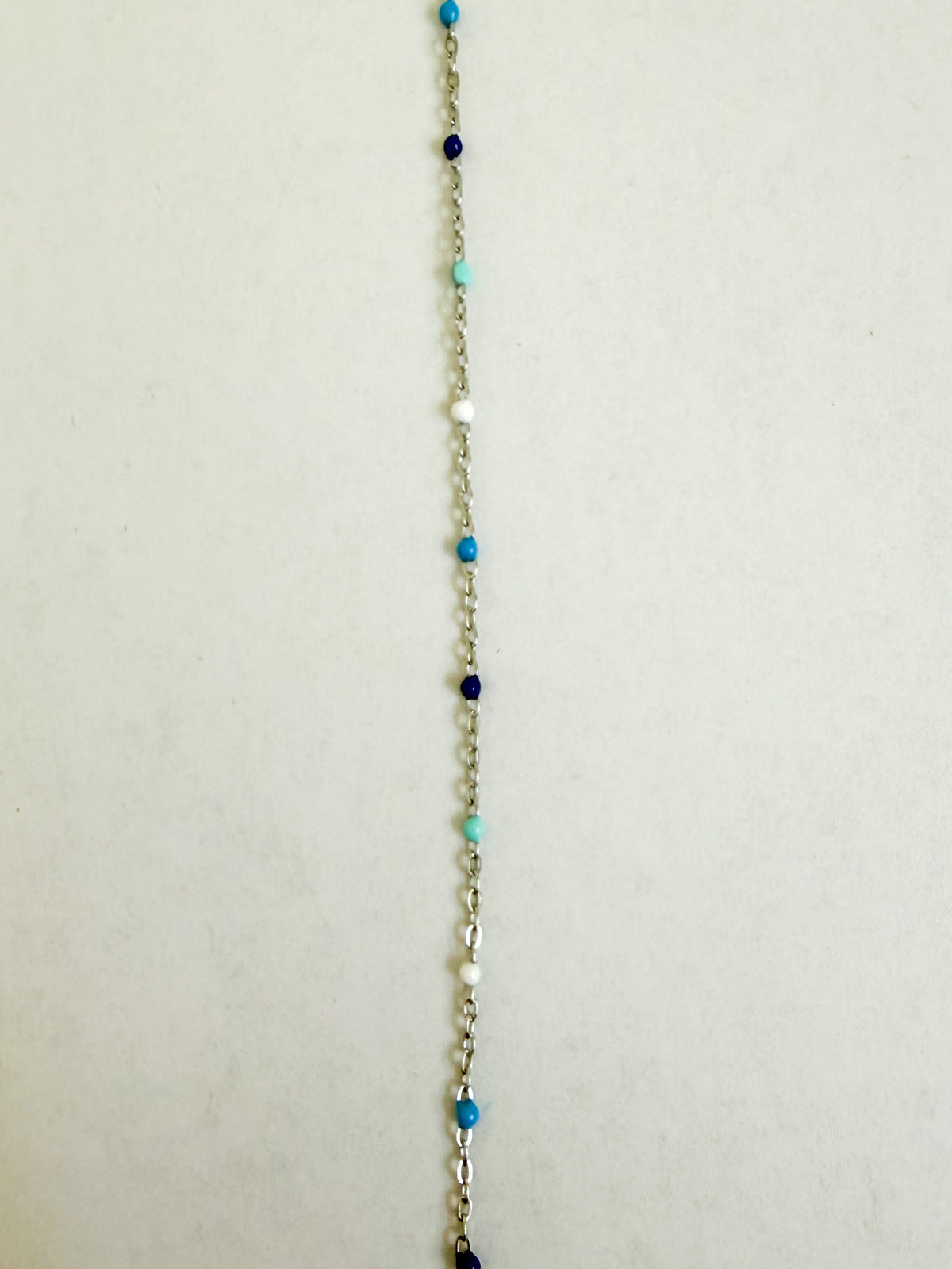 Esme blue ombre enamel chain
