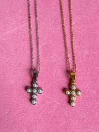 Sophia cross necklace
