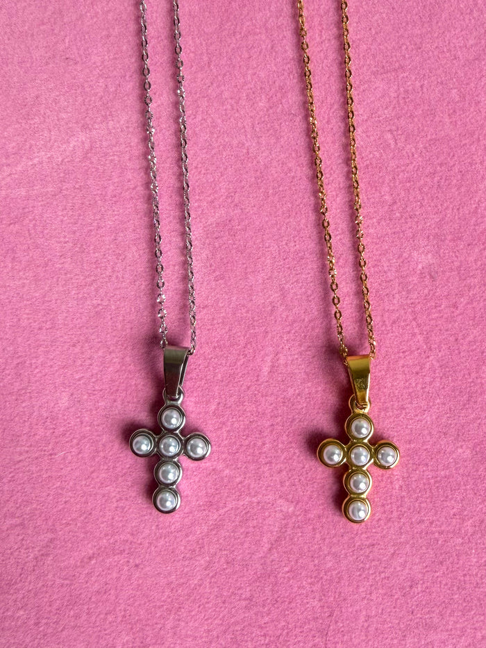 Sophia cross necklace