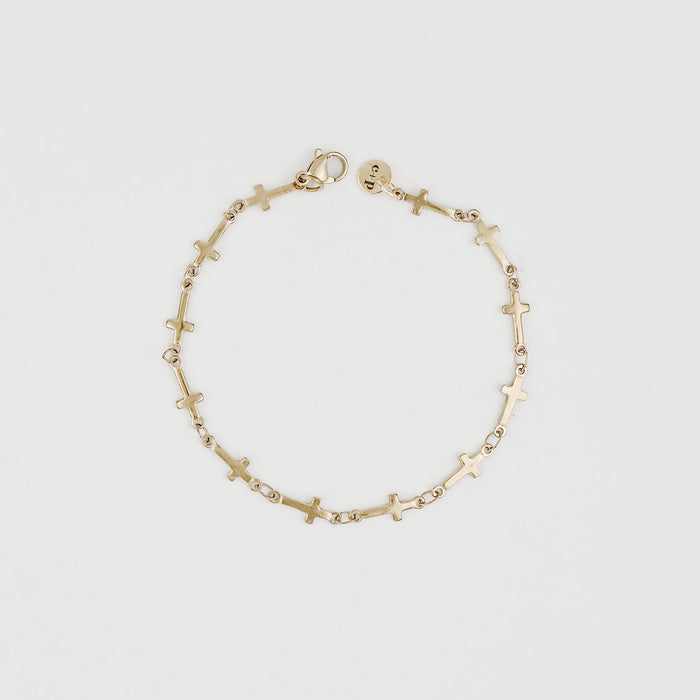 Aubrey cross bracelet