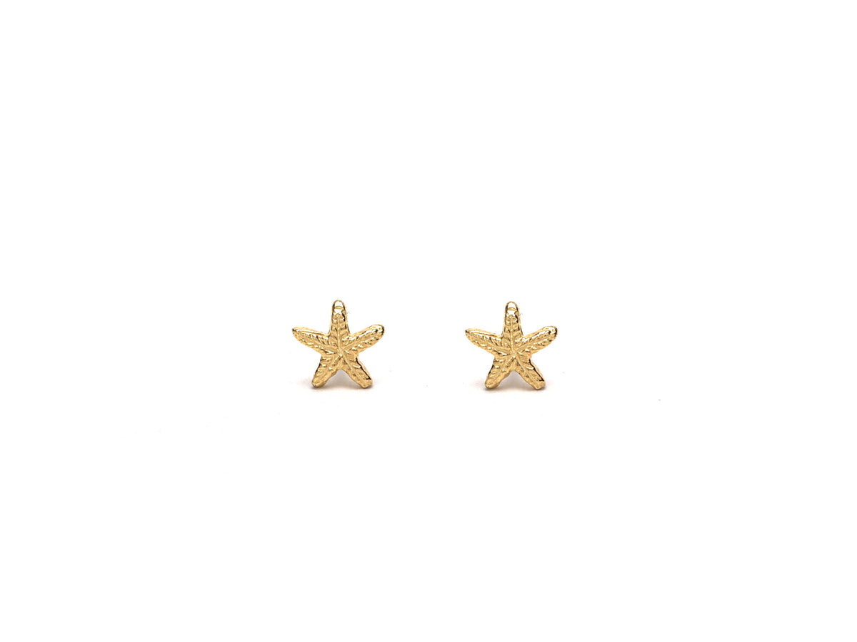 Brinley starfish earrings up close product photo