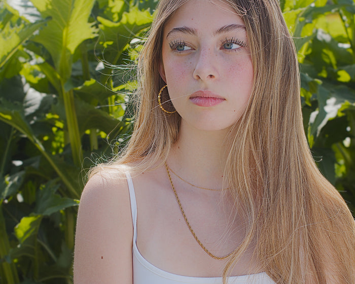Kim twisted rope necklace