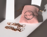 Colombia link earrings classic everyday jewelry by coco + peach jewelry up close product photo