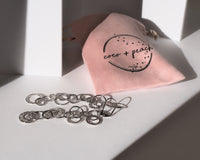 Colombia link earrings classic everyday jewelry by coco + peach jewelry up close product photo