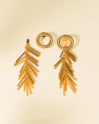 Melissa convertible earrings by coco + peach jewelry up close product photo