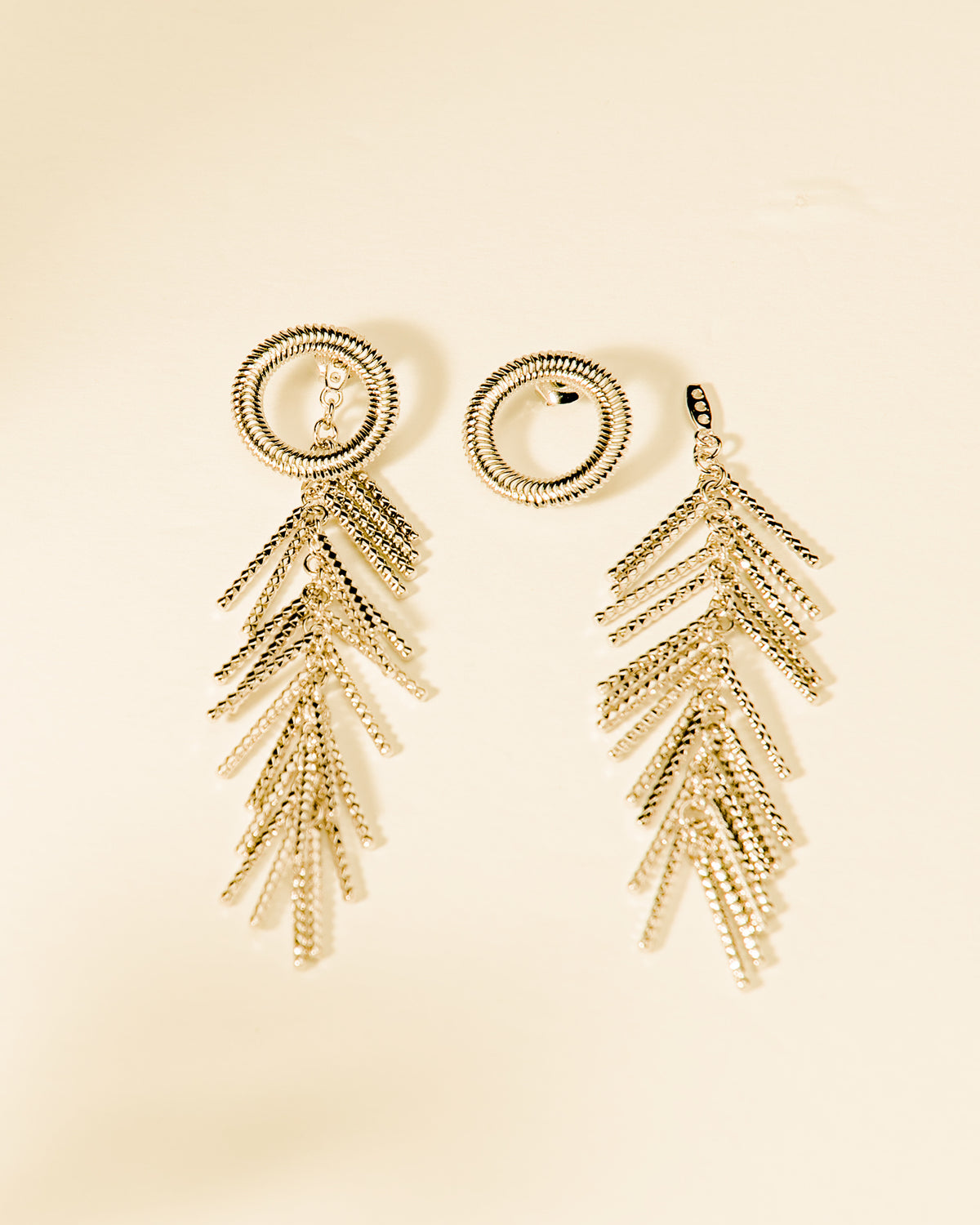 Melissa convertible earrings by coco + peach jewelry up close product photo