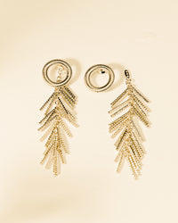 Melissa convertible earrings by coco + peach jewelry up close product photo