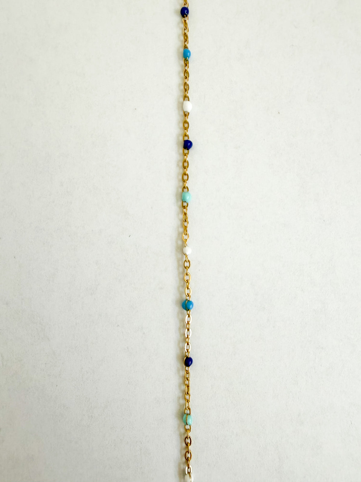Esme blue ombre enamel chain