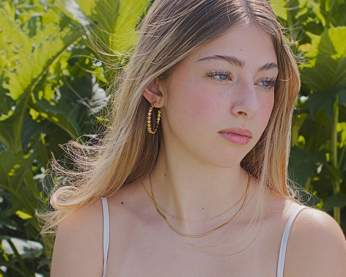 Valentina herringbone necklace