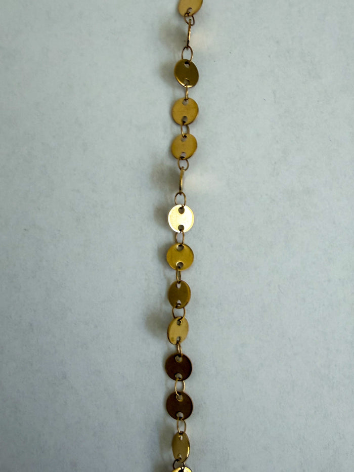 Daisy flat sequin chain