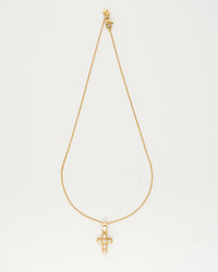 Sophia cross necklace