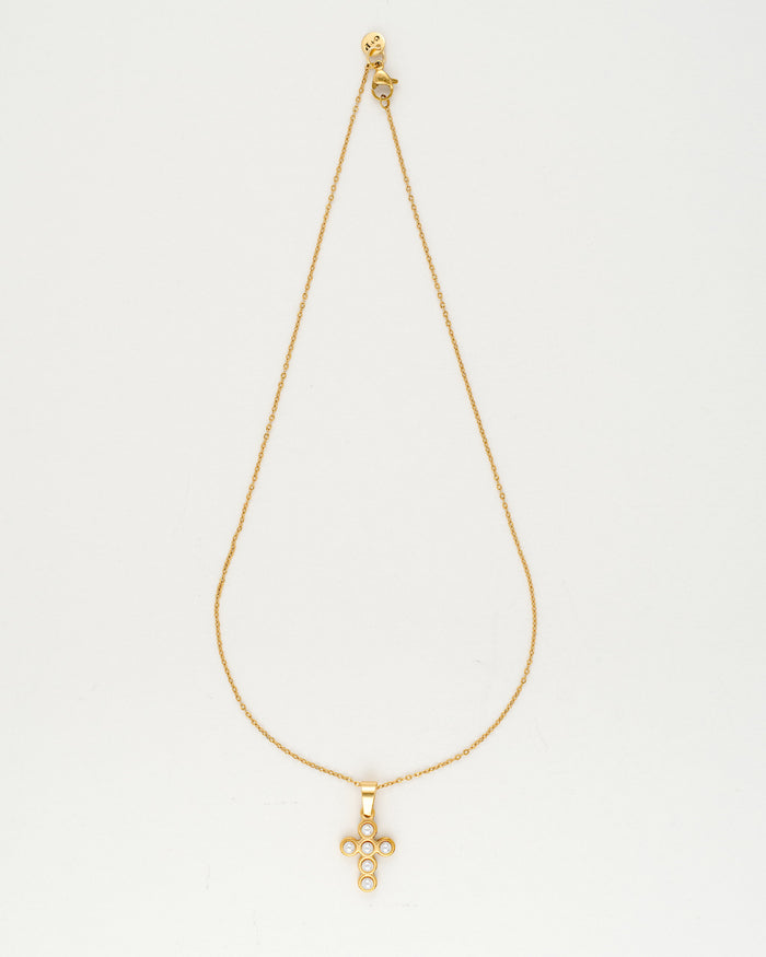 Sophia cross necklace