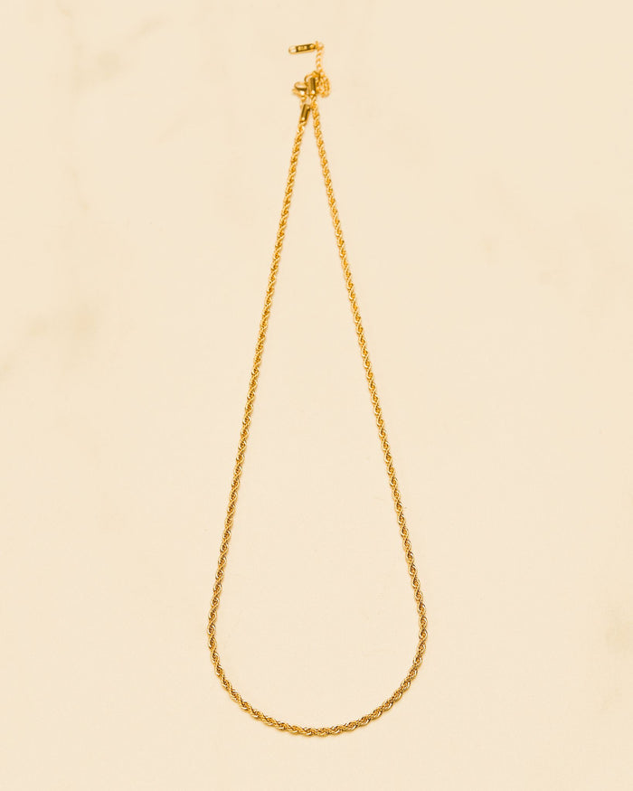 Kim twisted rope necklace