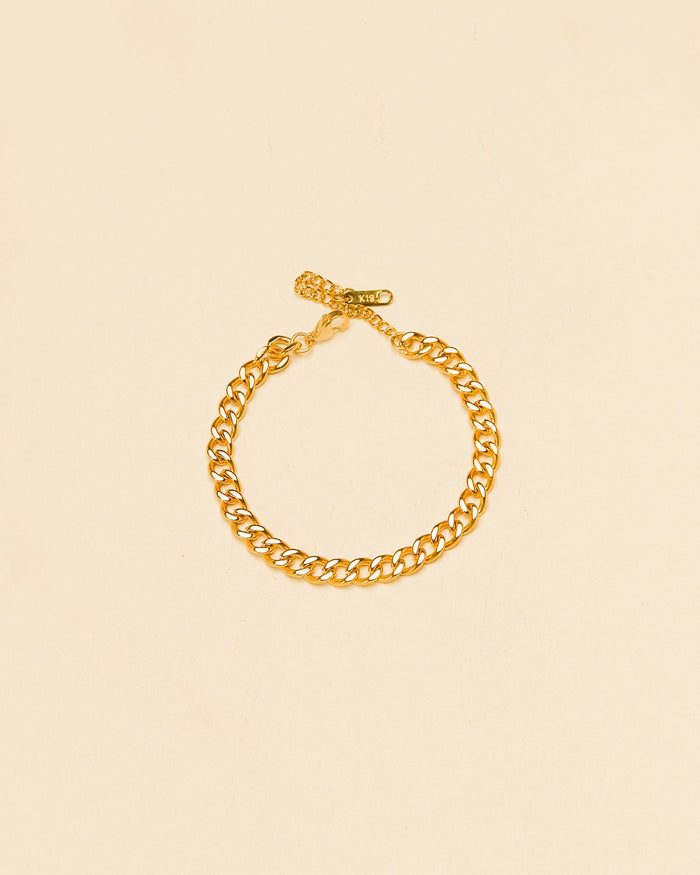 Brooke ultra slim curb bracelet