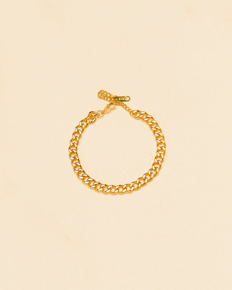 Brooke ultra slim curb bracelet