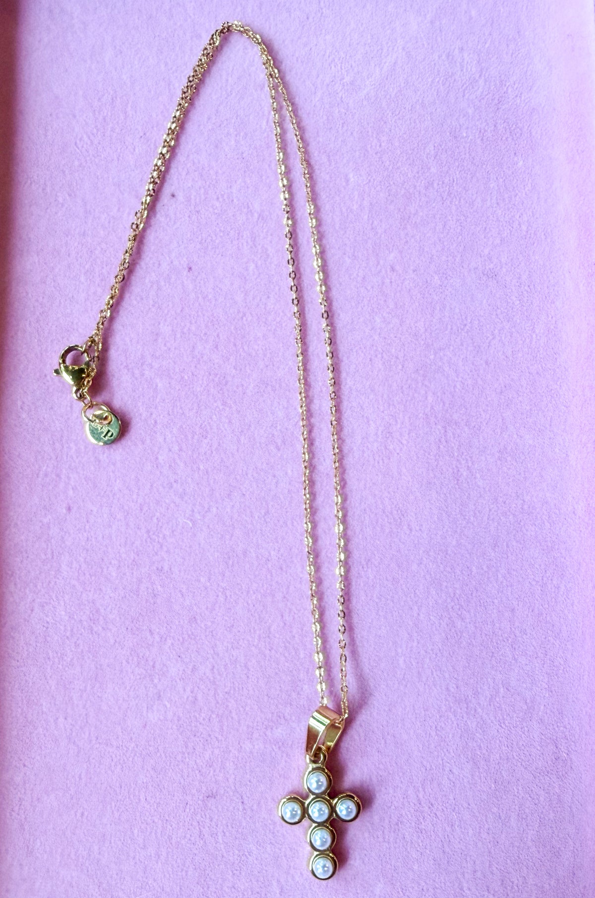 Sophia cross necklace