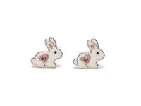 Kseniya bunny earrings up close product photo