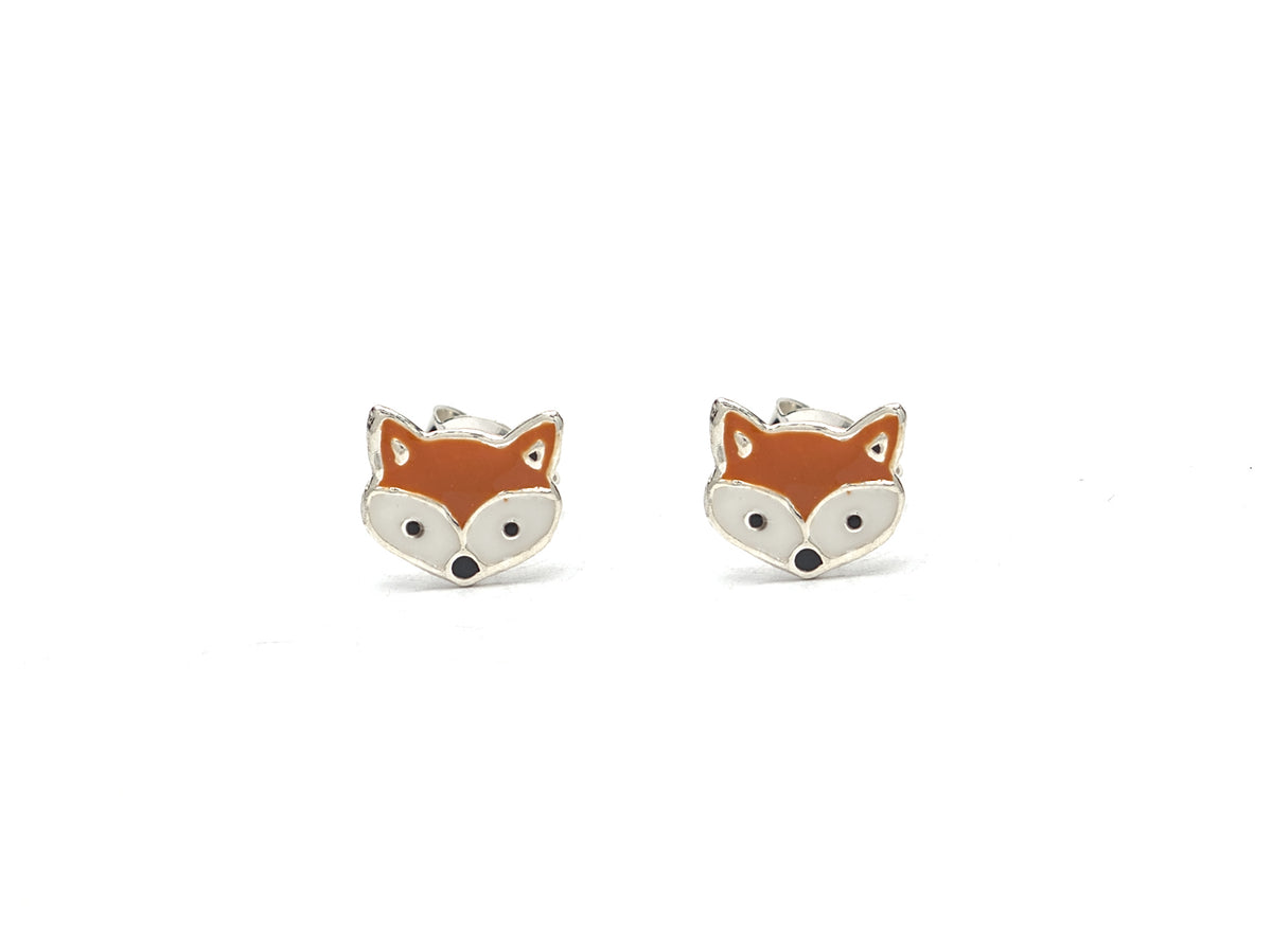 Mariyah fox earrings up close product photo