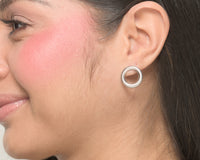 Melissa convertible earrings by coco + peach jewelry worn by a Latina model