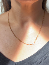 Missy solitaire necklace