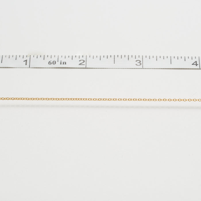 smooth rolo chain gold filled