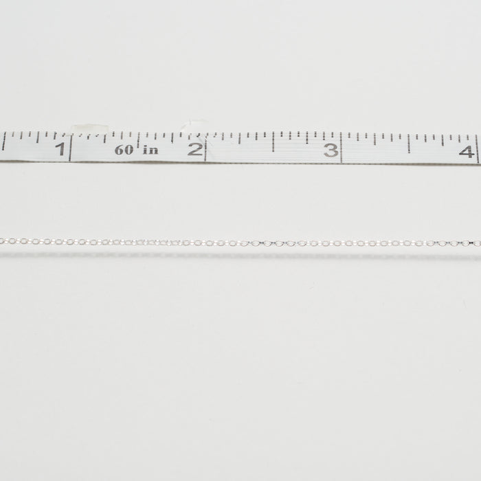 smooth rolo chain sterling silver