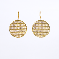 sophisticated lightweight unique statement gold earrings