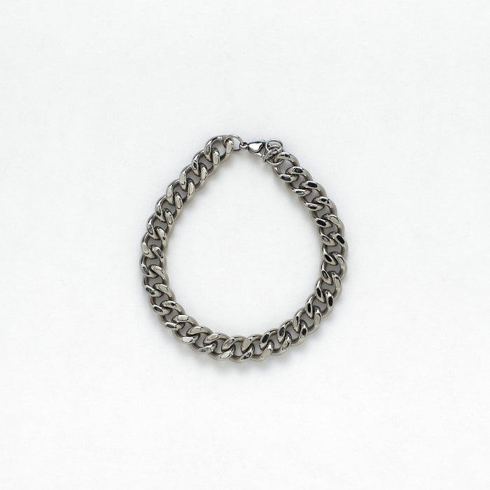 Cecelia slim Cuban curb bracelet genderless jewelry stainless steel