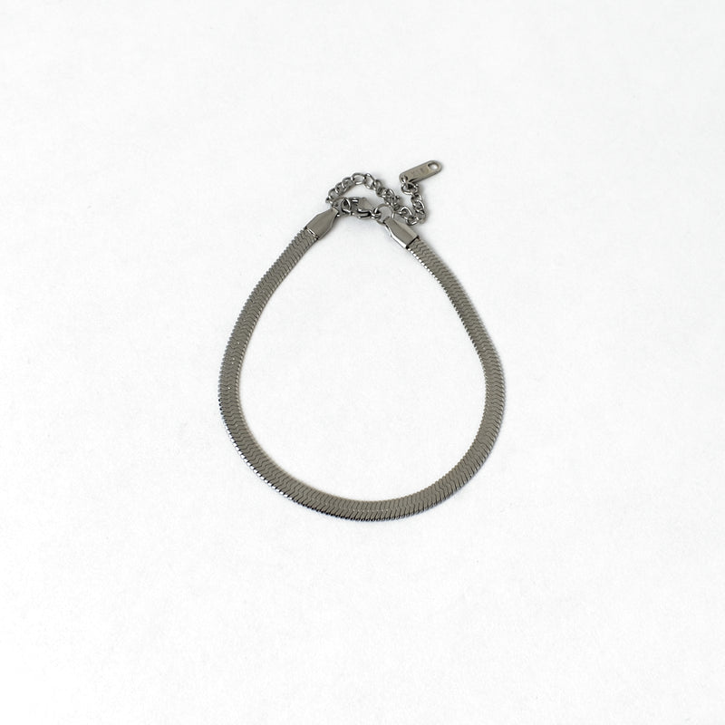Stainless steel herringbone bracelet jewelry near me genderless jewelry 