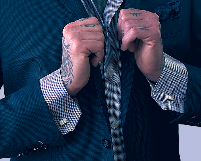 Chicago flag cufflinks