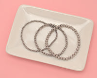 Bethany everyday bracelet by coco + peach jewelry up close product photo