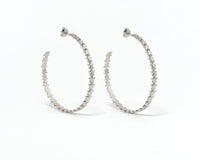 Bri star hoop earrings