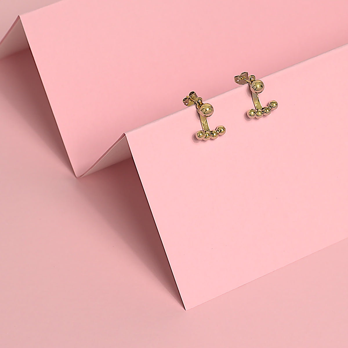 jackie full bloom flower petal earrings lightweight minimalist statement earrings