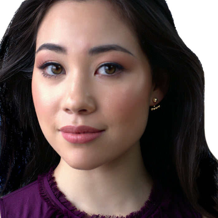 the incredible two in one ear jacket earring