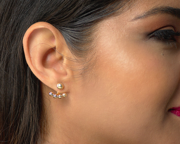 the incredible two in one ear jacket earring