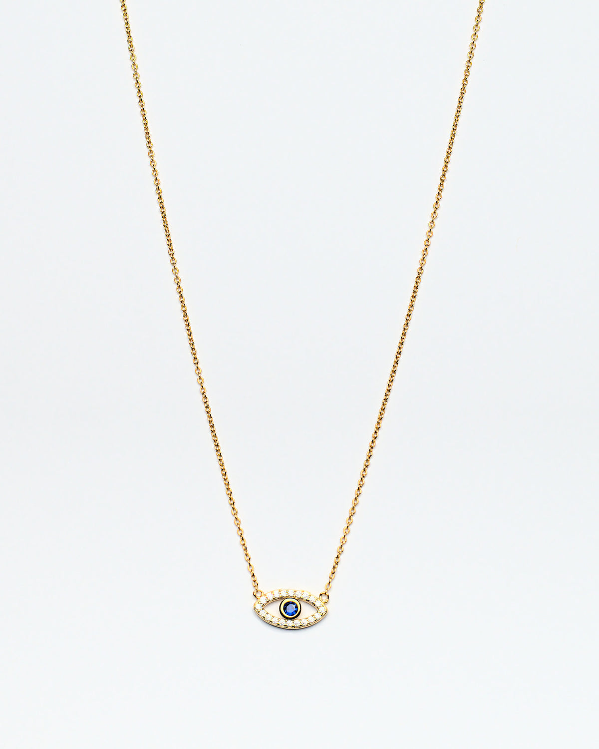 evil eye necklace layering trendy affordable luxury gold plated gold marlene necklace style chicago jewelry