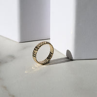 gold plated trendy ring fish scale friendship ring trending jewelry