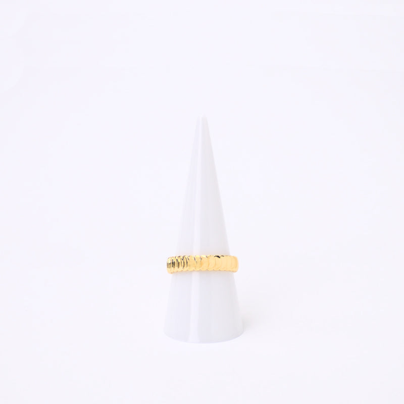 gold plated trendy ring fish scale friendship ring trending jewelry