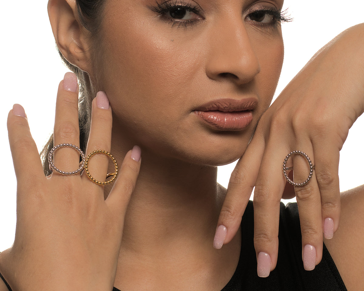 Irena stackable ring by coco + peach jewelry