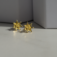 Jackie blooming stud earrings by coco + peach jewelry up close product photo