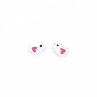 Kendall birdie earrings up close product photo