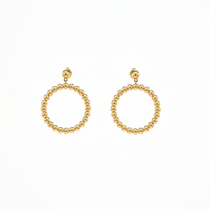 riley gold plated trendy earrings beaded affordable jewelry must have chicago 