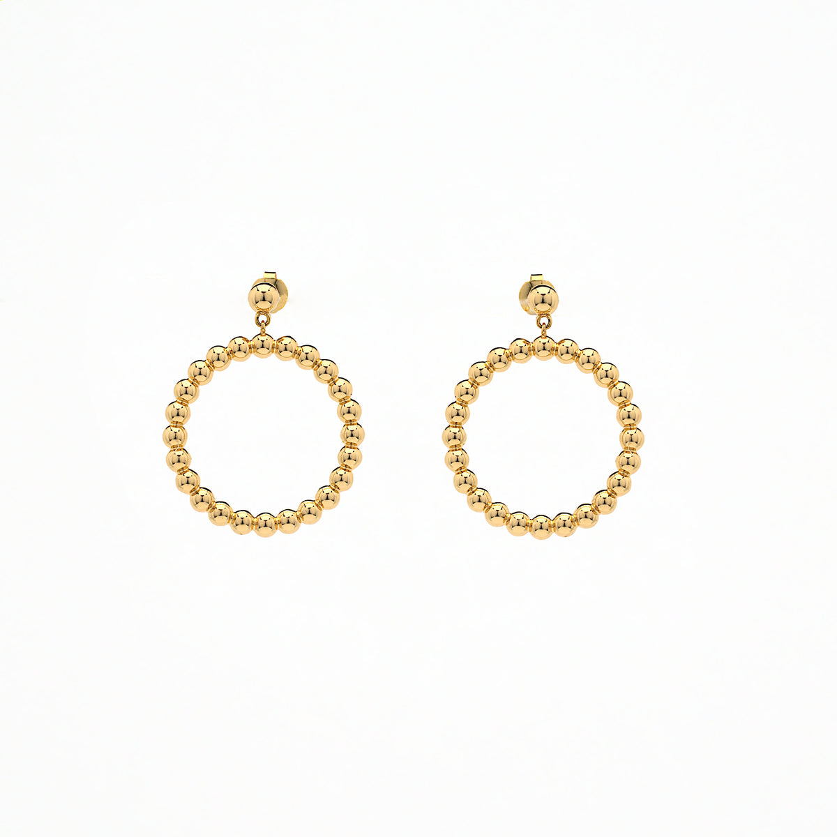 Riley earrings by coco + peach jewelry up close product photo