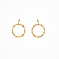 Riley earrings by coco + peach jewelry up close product photo