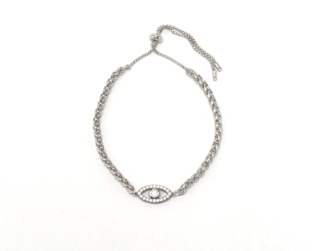 Alicia evil eye bolo bracelet