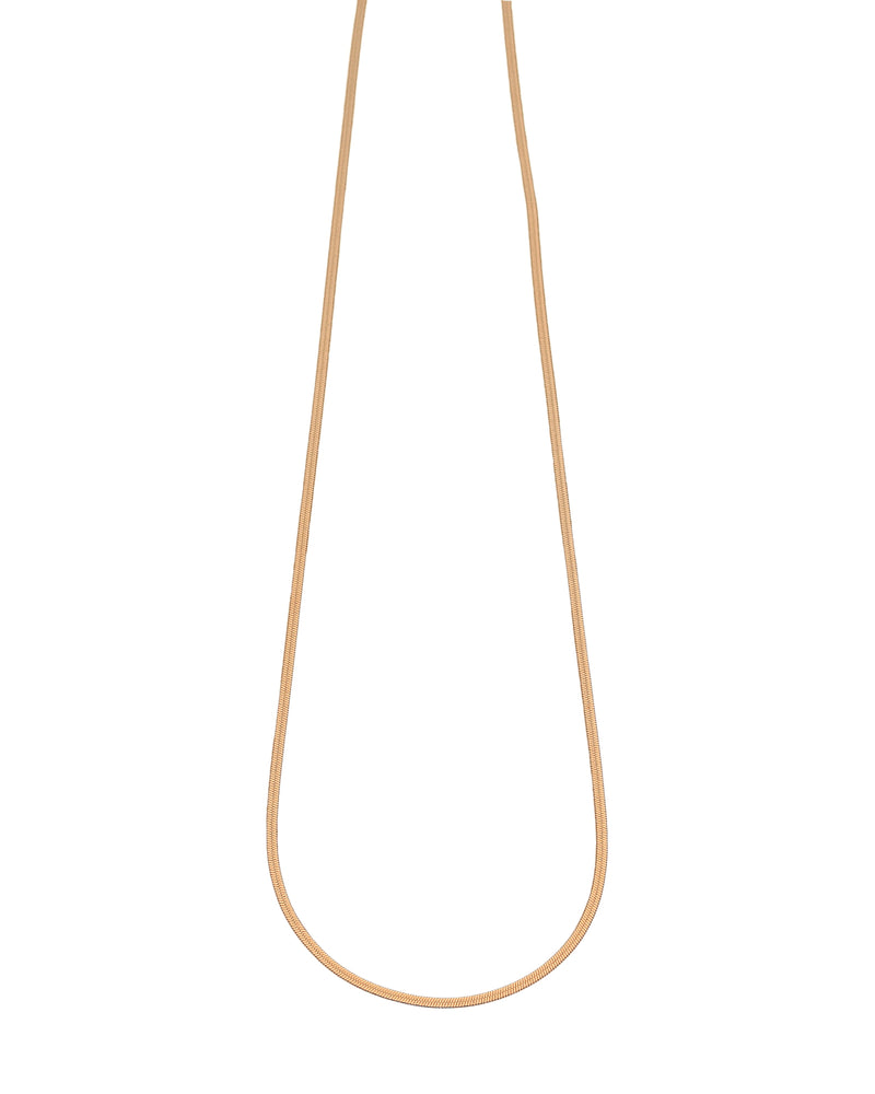 thin herringbone necklace 
